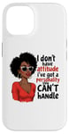 Coque pour iPhone 14 Femme noire Reine africaine Afro Melanine Poppin Black History