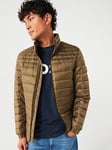 BOSS Oden1 Padded Jacket - Khaki, Khaki, Size 56=Uk46, Men