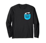 Funny Skeleton Broken Bones Awww Snap In A Pocket Long Sleeve T-Shirt