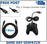 XBOX ONE USB CABLE FOR CONTROLLER EXTRA LONG PLAY AND CHARGE MICRO USB CHARGIN