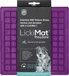LICKI MAT - Slikkemåtte - Playdate Purple 20X20Cm