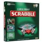 Ideal   Large Print Scrabble: Extra board with clear, large-print text and lette