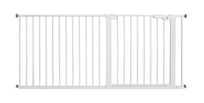 BabyDan Premier, Extra Large Monté sur Pression Stair Gate, 164,9-171,2 cm, Barrière pour Bébé/Barrière de Sécurité, Métal, Blanc, Fabriqué au Danemark - (Pet Gate/Barrière pour Chien)