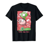 Invader Zim G.I.R Ride The Pig! Hilarious Poster T-Shirt