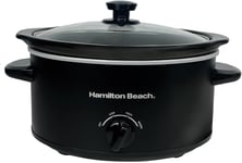 Hamilton Beach 'The Comfort Cook' 3.5L Black Slow Cooker 3.5 Litre,