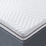 BedStory Surmatelas 160 x 200 à Mémoire de Forme 7,5CM, Surmatelas Bambou Peut Éliminer Les Odeurs et Les Acariens, Housse Amovible et Lavable, Surmatelas Rafraichissant, Respirant et Moelleux