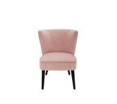 Fauteuil HARRY II en tissu rose poudré