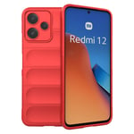 EIDERWOOD Xiaomi Redmi 12 (5G) / Poco M6 Pro (5G)  Fleksibelt Plastdeksel - Rød