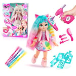 Canal Toys - Mimi Color Me Poupée Personnalisable, Comprend Un aérographe à Craie, des marqueurs et des pochoirs - MIM001