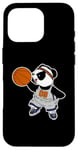 iPhone 16 Pro Basketball Panda Bear Slam Dunk Funny Kids Sports Exercise Case