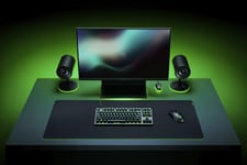 Razer Gigantus V2, Svart, Monokromatiskt, Textil, Gummi, Halksäkert Underlag, Spelmusmatta