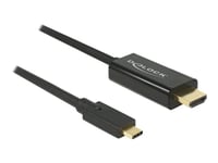 Delock - Extern Videoadapter - Parade Ps176 - Usb-C - Hdmi - Svart