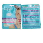 Loua Masque Mains en Tissu Hydratant & Protecteur, Bleu