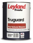 Leyland Trade Truguard Fine Textured Masonry Paint - Brilliant White 5L