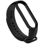 OcioDual Silicone Bracelet Strap Compatible with Xiaomi Mi Band 6 5 Amazfit Band 5 Black Adjustable Watchband Wristband Replacement