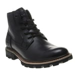 Mens Caterpillar Black Wayward Leather Boots Lace Up