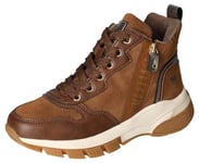 MUSTANG Femme 1481-501 Bottines à Lacets, Cognac, 38 EU