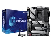 Asrock W480 CREATOR motherboard Intel W480 LGA 1200 (Socket H5) ATX