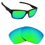 Hawkry Polarized Replacement Lenses for-Oakley Jupiter Squared Emerald Green