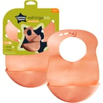 Tommee Tippee Roll'n'go baby bib Orange 6 m+ 1 pc