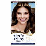 CLAIROL NICE`N EASY NATURAL LOOKING COLOR 5 MEDIUM BROWN BRAND NEW