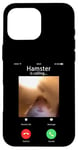 iPhone 16 Pro Max dank meme hamster staring front camera hamster calling Case