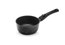 Pradel Excellence - PCUI001006 - Casserole Fonte d'Aluminium Premium Ø20cm - Revêtement Anti-Adhésif Façon Pierre - Manche Amovible - Tout Feu dont Induction