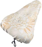 lucky-bonbon Vintage Tropic Floral Fashion Waterproof Keep Dry Bike Seat Cover The Perfect Bicycle Seat Cover Waterproof Sunscreen And Dustproof For All Bicycle Exercise.