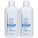 DUCRAY Elution Shampooing Doux équilibrant 2x400 ml