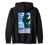 Rising of the moon by Wassily Kandinsky (1903) Zip Hoodie