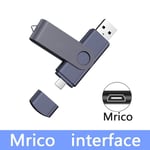 Clé USB 2.0 2 To Clé USB 1 To OTG Clé USB 2 To Clé USB TYPE-C Micro 512B Clé USB 2 To U Disque 2 To Clé USB en métal 2 To - Type Mrico-1 TO #A