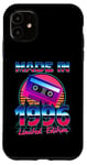 Coque pour iPhone 11 28 Years Old Retro Vintage 1996 80s Cassette 28th Birthday