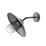 Xanlite - Applique murale filaire noire indus IP44, culot E27, 60W max - APFE60NIND