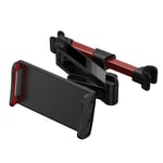 Support pour appuie-tête arrière de voiture pour téléphone portable, tablette, ordinateur - Noir