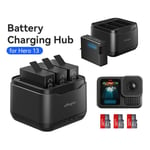 3 Charging Slots Battery Charger Fast Charger Charging Hub for GoPro Hero 13