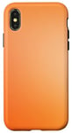 Coque pour iPhone X/XS Couleur orange