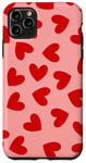 Coque pour iPhone 11 Pro Max maneater coeur amour valentines rouge rose mignon rétro girly y2k