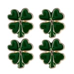 4st Vintage St. Patrick's Day Broschnål Fyrklöver Legering Brosch Kreativ Broschnål