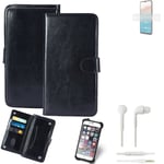 CASE FOR Nokia C21 Plus 4GB FAUX LEATHER + EARPHONES PROTECTION WALLET BOOK FLIP