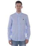 Chemise Kenzo Chemise homme en lin bleu 1LG 5CH400 63 pièces. L