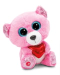 NICI peluche GLUBSCHIS Ours Pummdi 15 cm rose - Doudou en peluche, mignonne peluche à câliner, pour jouer, pour enfants et adultes, une excellente idée de cadeau - 49262