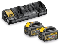 DeWALT DCB132T2-QW, Set med batteri och laddare, Litium-Ion (Li-Ion), 4 Ah, 18 V, DeWalt, Svart, Gul