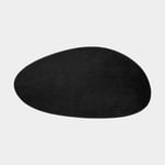 Silwy Magnetisk bordstablett Metal-Nano-Gel-Placemat Large, oval, för magnetiska glas & tallrikar, svart, 40 x 27 0.4 cm