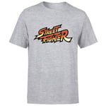 Street Fighter Logo Men's T-Shirt - Grey - 5XL