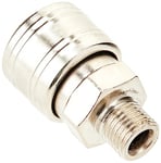 Silverline 237552 Euro Air Line Male Thread Quick Coupler 1/4" BSP