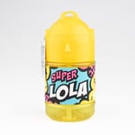 Bouteille personnalisée pour enfant, gourde d'eau avec paille - Super Lola