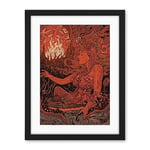 Artery8 You Light my Fire The Temptress Concept Art Artwork Framed Wall Art Print 18X24 Inch