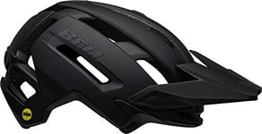 Bell Super Air MIPS Casque de vélo pour Homme MTB Taille S (Noir Mat/Brillant) 52-56 cm