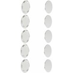 10x cache trou 35mm plastique blanc bouchon capuchon protection vis mur