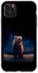 iPhone 11 Pro Max Majestic Bear Under Starry Night Sky Case